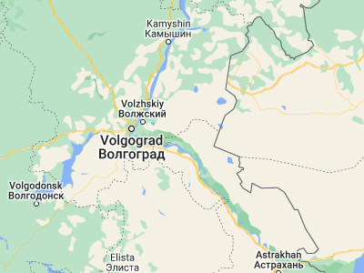 Map showing location of Znamensk (48.5842, 45.7338)