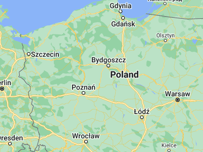 Map showing location of Żnin (52.84958, 17.71992)