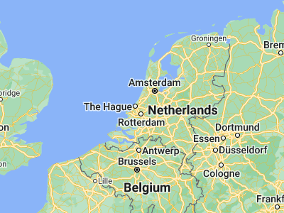 Map showing location of Zoetermeer (52.0575, 4.49306)