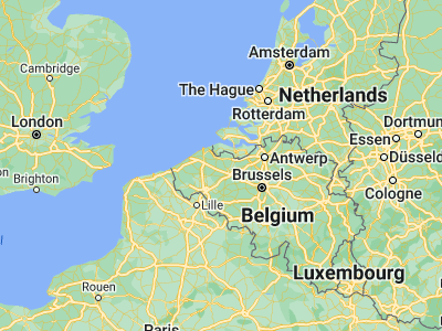 Map showing location of Zomergem (51.11994, 3.56496)