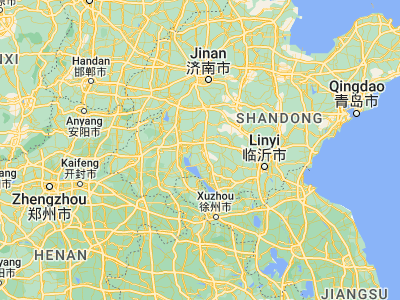 Map showing location of Zoucheng (35.40056, 116.96556)
