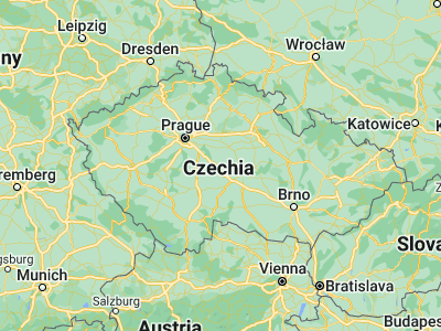 Map showing location of Zruč nad Sázavou (49.7401, 15.10606)