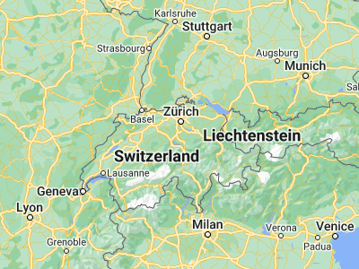 Map showing location of Zug (47.17242, 8.51744)