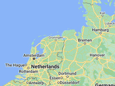 Map showing location of Zuidlaren (53.09417, 6.68194)