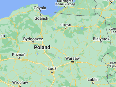 Map showing location of Żuromin (53.06611, 19.90894)
