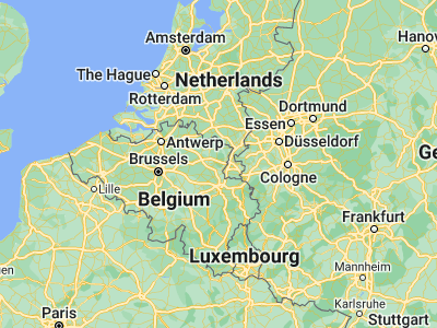 Map showing location of Zutendaal (50.93306, 5.5753)