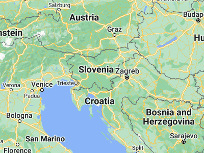 Map showing location of Žužemberk (45.83389, 14.92917)