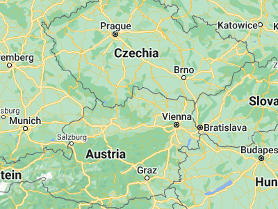 Map showing location of Zwettl Stift (48.61667, 15.2)