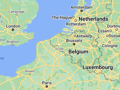 Map showing location of Zwevegem (50.81268, 3.33848)